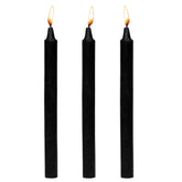 Dark Drippers Fetish Drip Candles Set of 3 - Black
